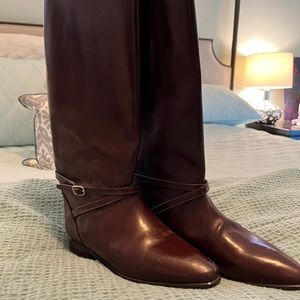 Brown Charles David Riding Boots